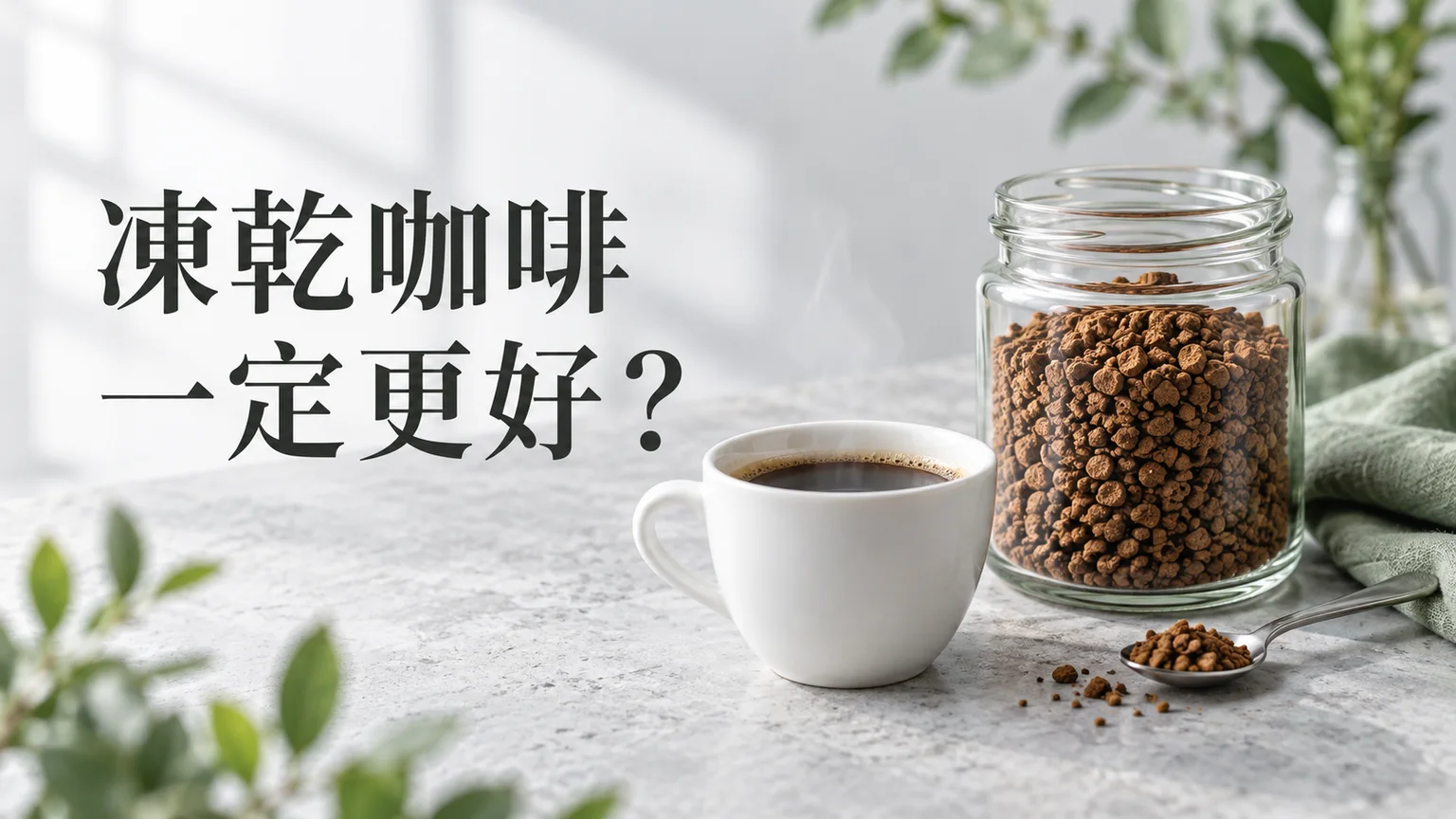 凍乾即溶咖啡一定比較好喝嗎？別只看顆粒，先看成分與每杯用量
