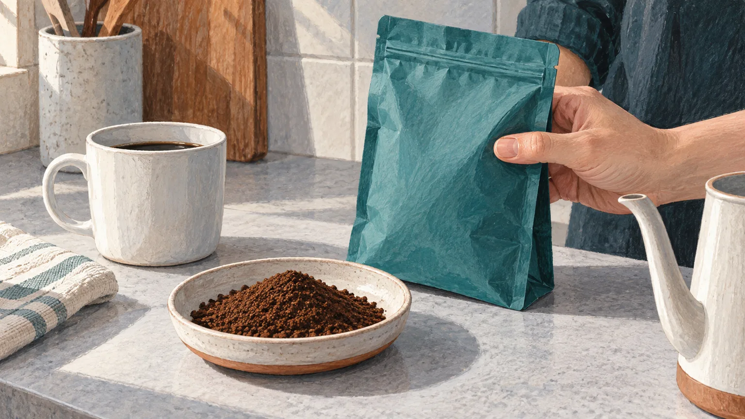 還沒買磨豆機,可以先買代磨咖啡嗎?下單前先確認沖法、份量與保存