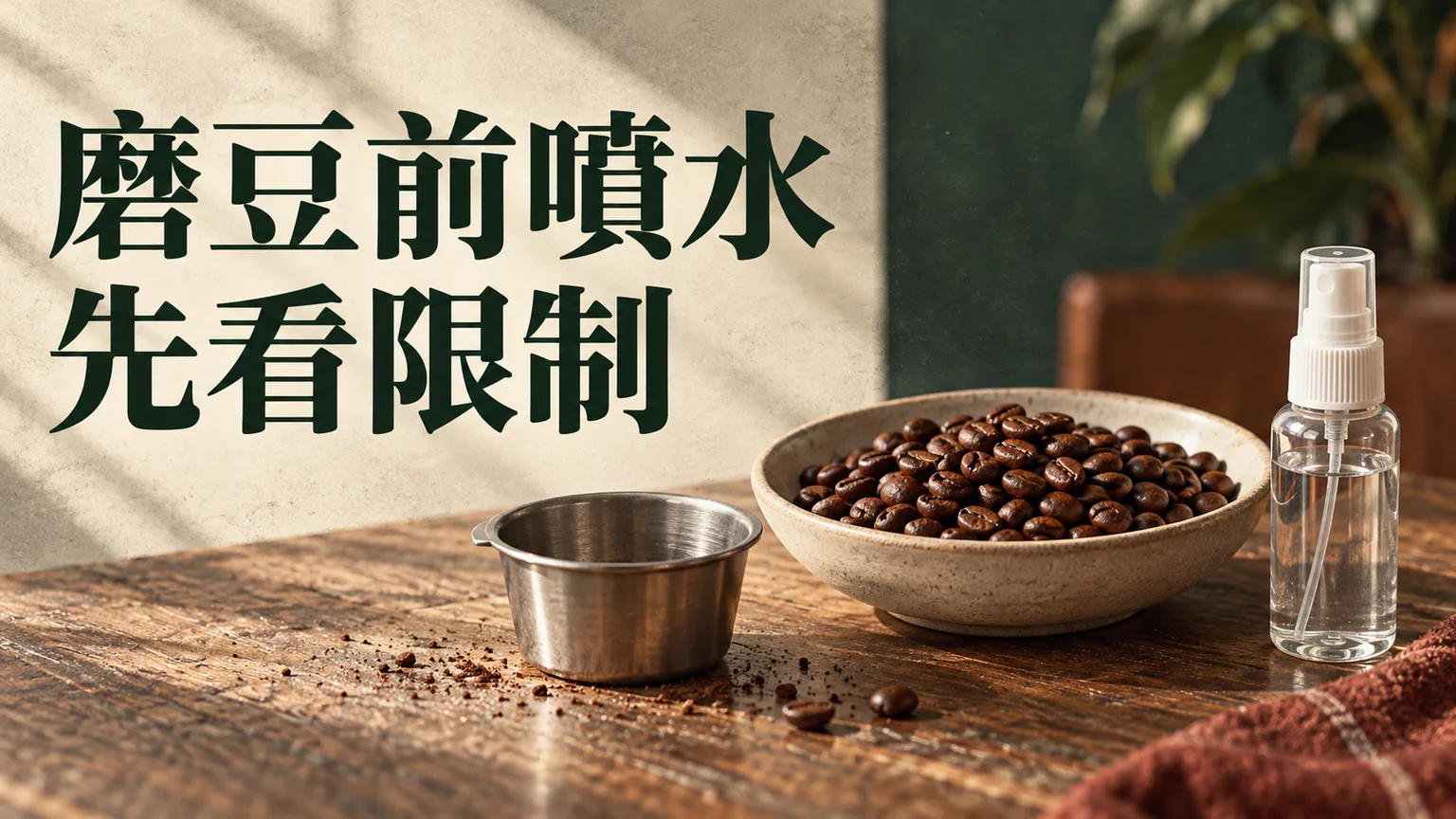 磨豆前噴水有用嗎?RDT、靜電與磨豆機限制先分開看