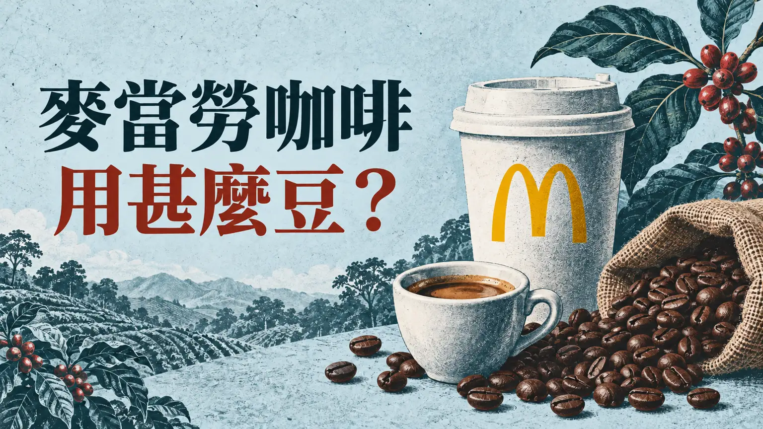 麥當勞的咖啡用甚麼豆?香港 Cocoa Tazza、台灣經典與金選的差別
