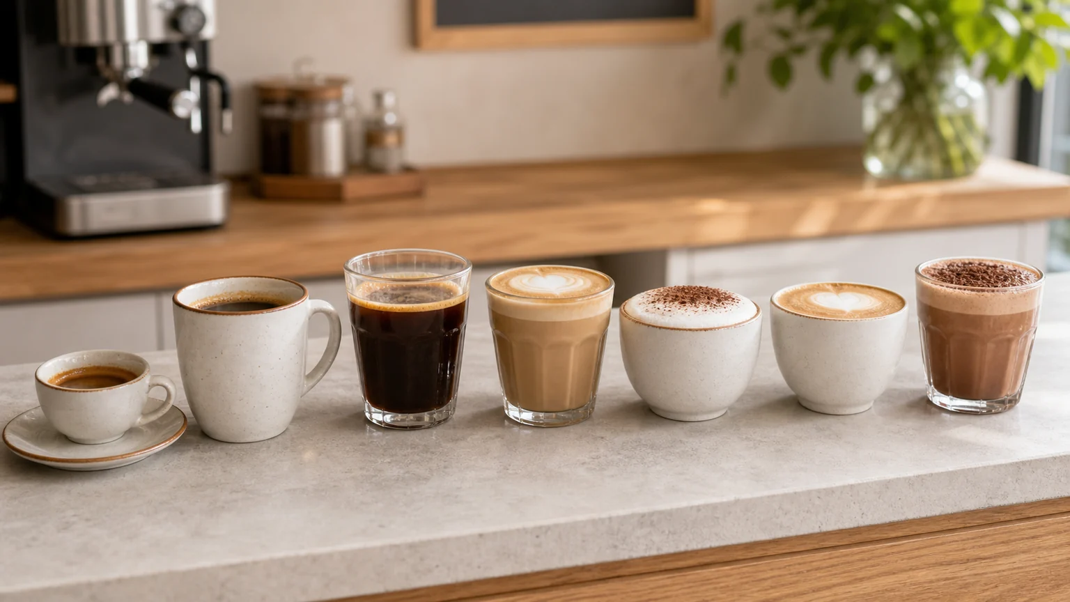 拿鐵、卡布奇諾、Flat White 差在哪？常見咖啡飲品一次看懂