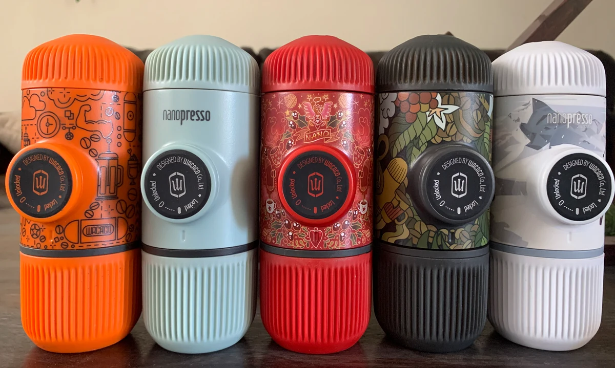 Nanopresso 的限定配色實物記錄。不同顏色不等於不同加熱能力：這系列本身不會煮水。